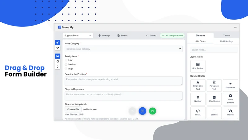 Formpify ‑ Visual Form Builder
