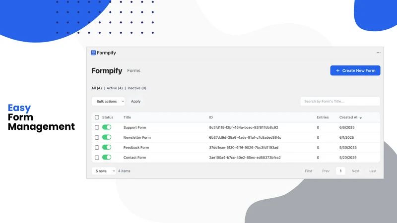 Formpify ‑ Visual Form Builder