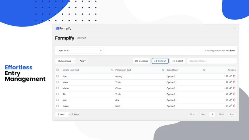 Formpify ‑ Visual Form Builder
