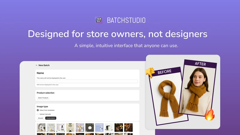 BatchStudio: AI Product Images