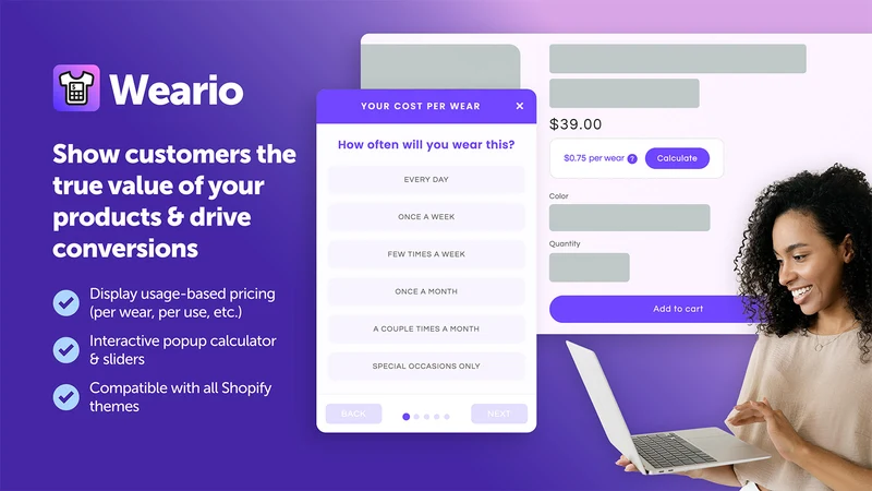 Weario – Price Per Wear