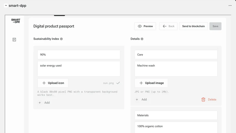 SmartDPP: Digital Passports