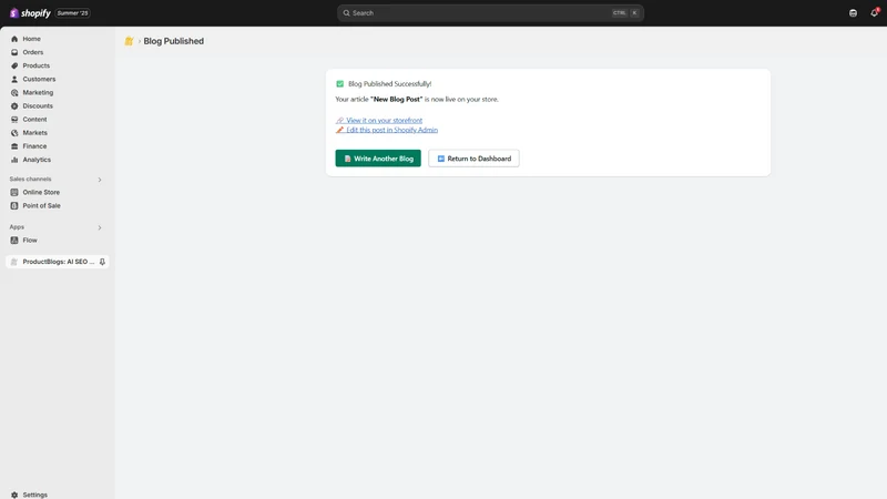 ProductBlogs: AI SEO Traffic