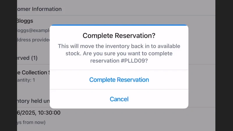 Reservo Deposits & Layaway