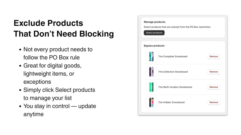 PO Box Blocker Pro