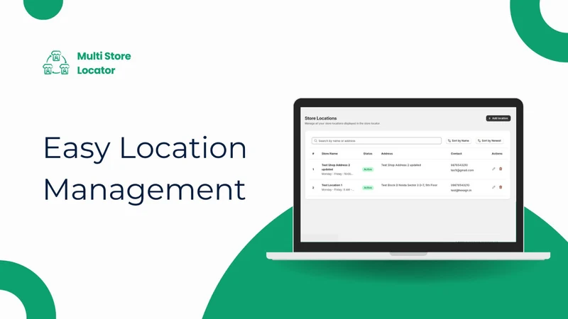 Multi Store Locator