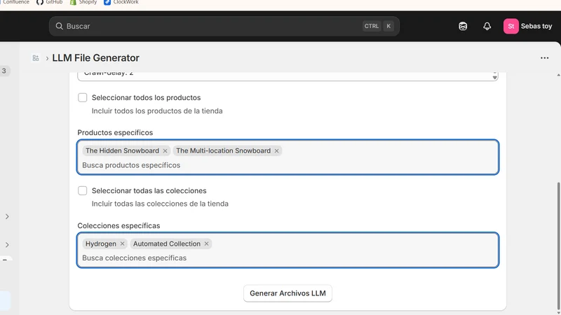 LLMs, Robots and Agents Editor