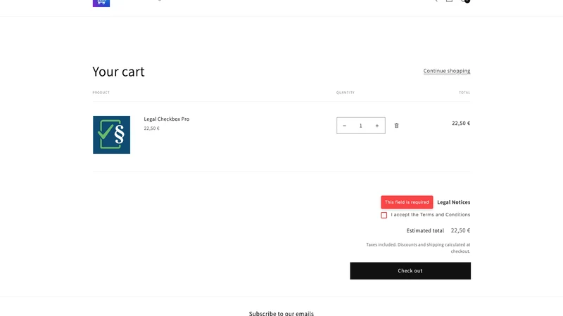 Legal Checkbox Pro