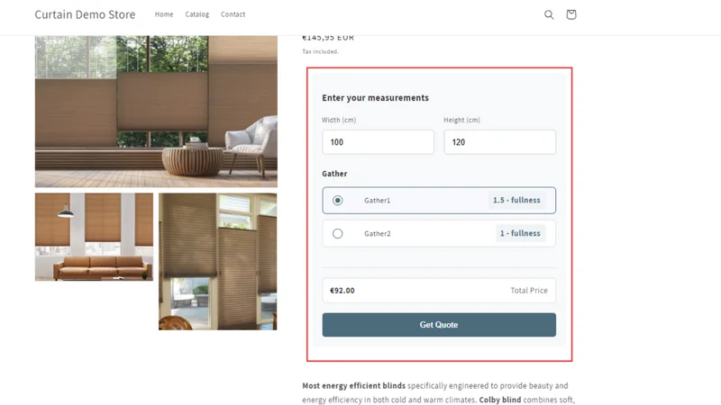 InterioApp Curtains