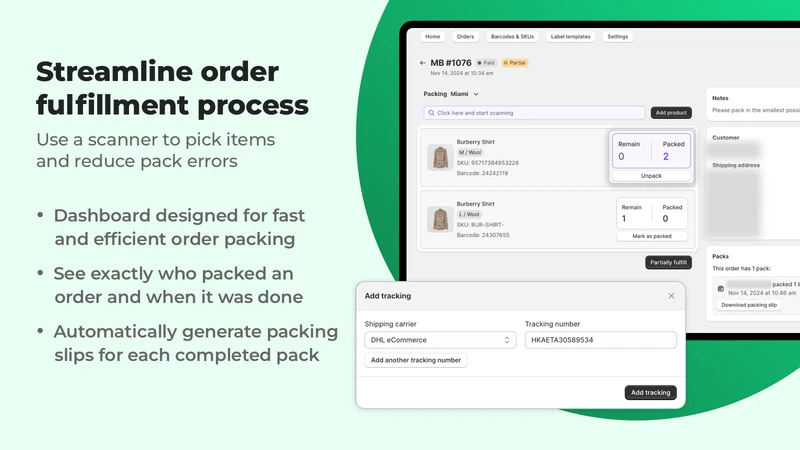 MB: Barcode Labels & Generator