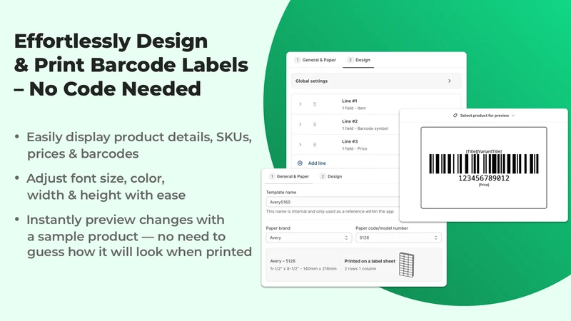MB: Barcode Labels & Generator