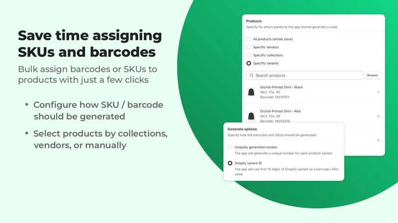 MB: Barcode Labels & Generator