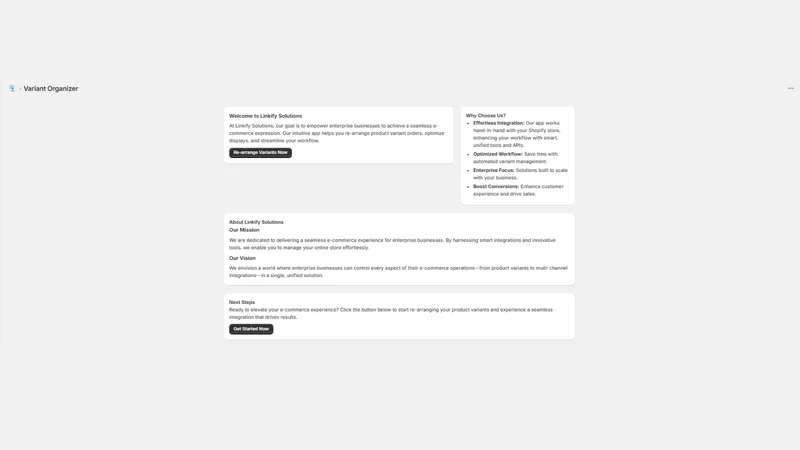 Variant Organizer