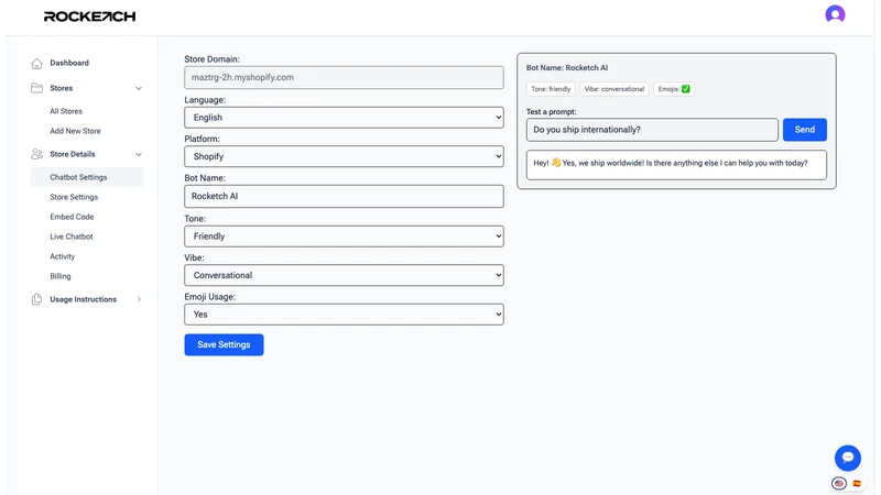 Rocketch Support Assistant