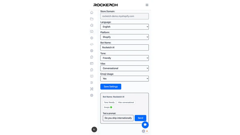 Rocketch Support Assistant