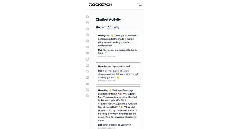 Rocketch Support Assistant