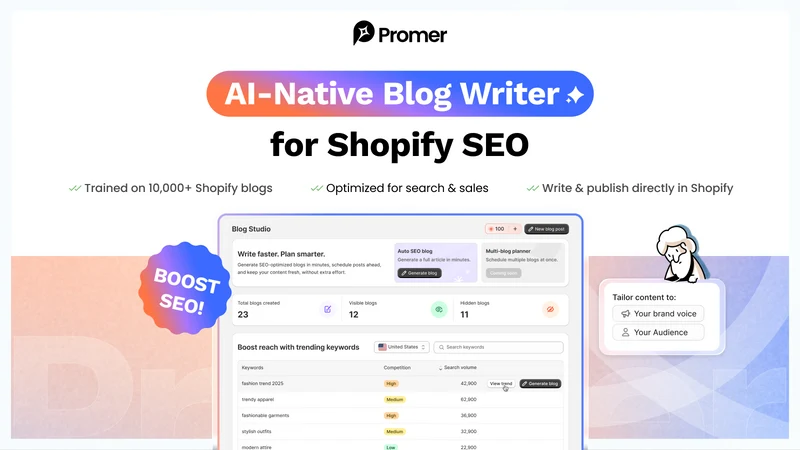 AI Blog Post Writer & SEO