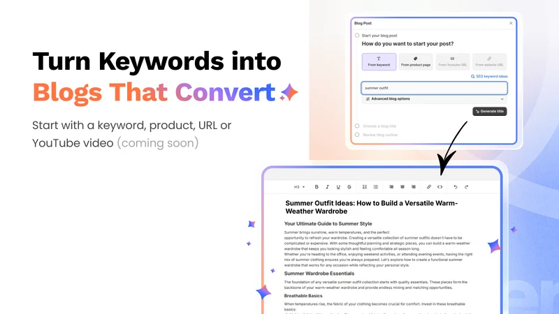 AI Blog Post Writer & SEO