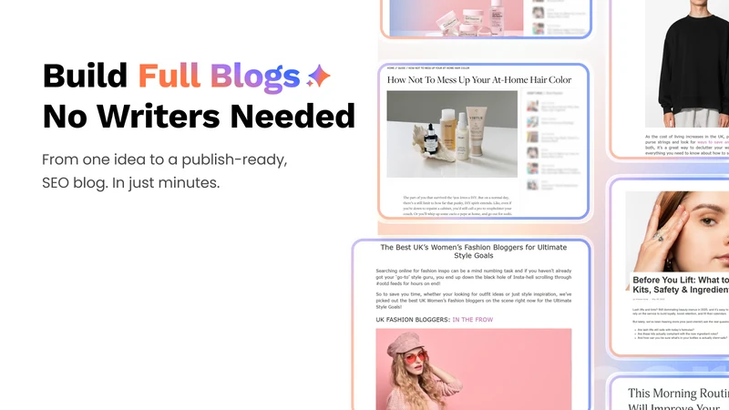 AI Blog Post Writer & SEO