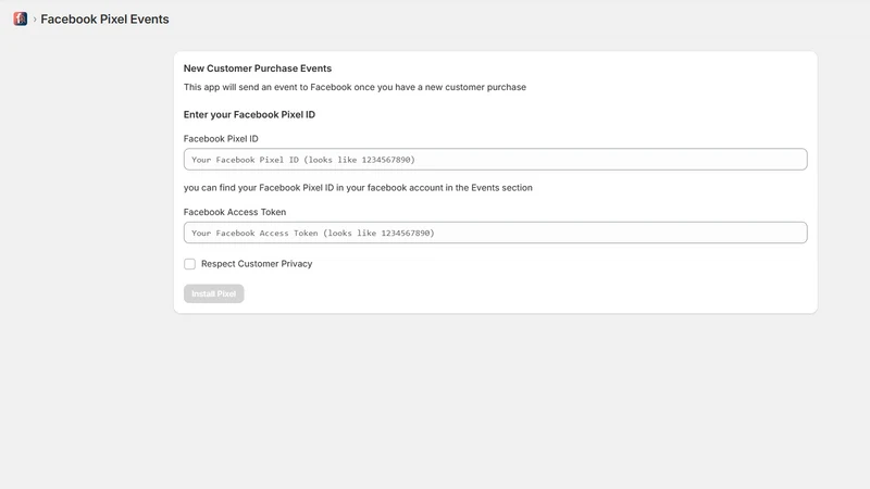 Facebook New Customer Tracking