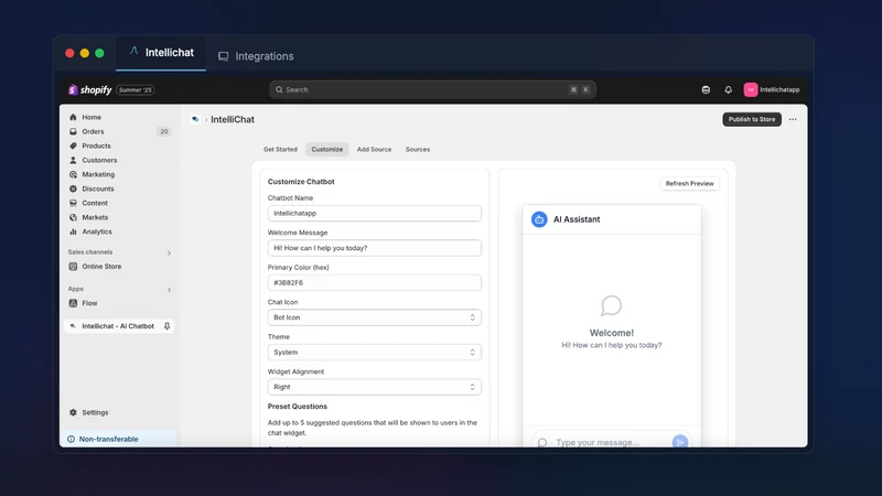 Intellichat ‑ AI & Live Chat