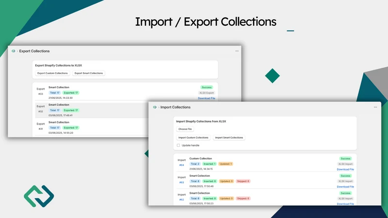 Collentix Import/Export