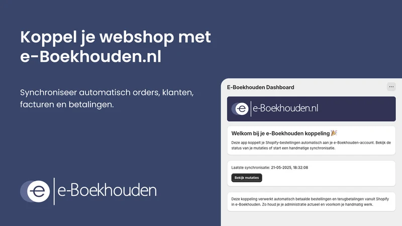 e‑Boekhouden.nl Koppeling