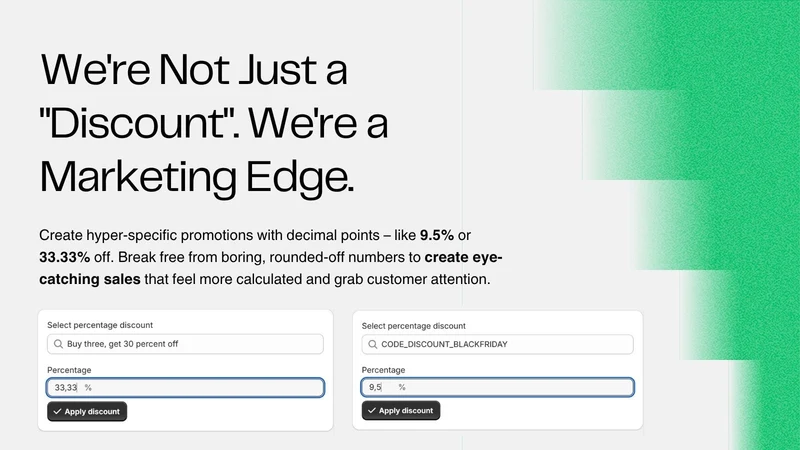 DC Decimal Discounts