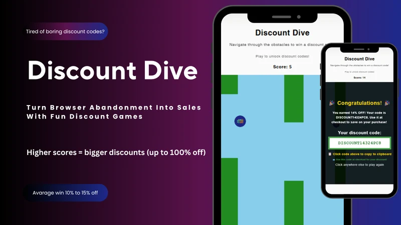 Discount Code Coupon Game