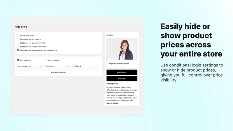 SK Request a Quote, Hide Price