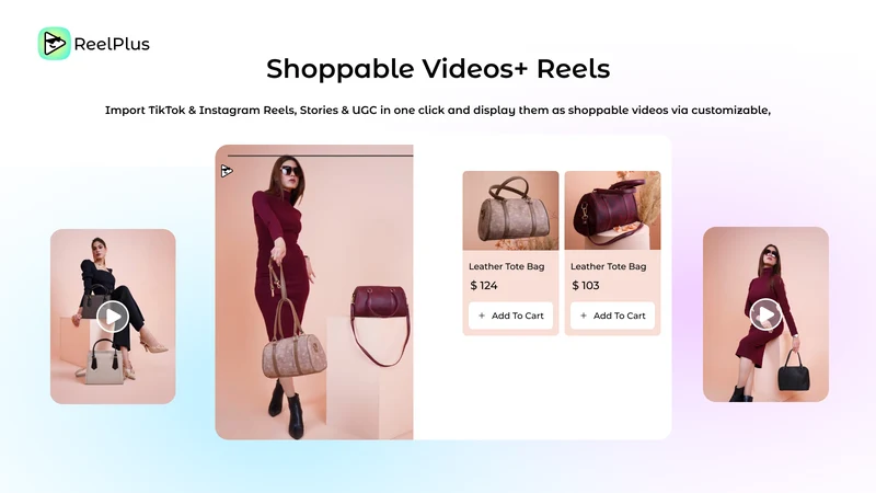 ReelPlus Shoppable Video Reels