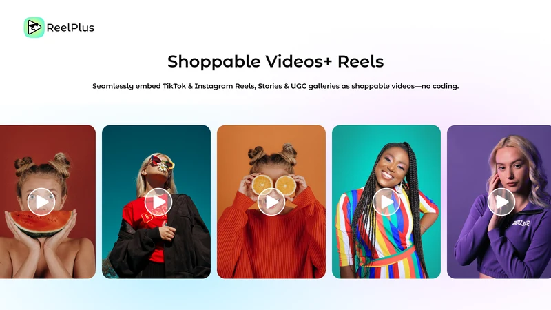 ReelPlus Shoppable Video Reels