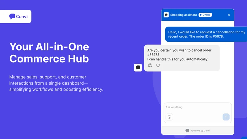 Convi: AI Helpdesk & Chatbot
