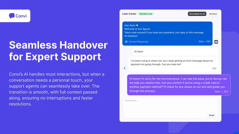 Convi: AI Helpdesk & Chatbot