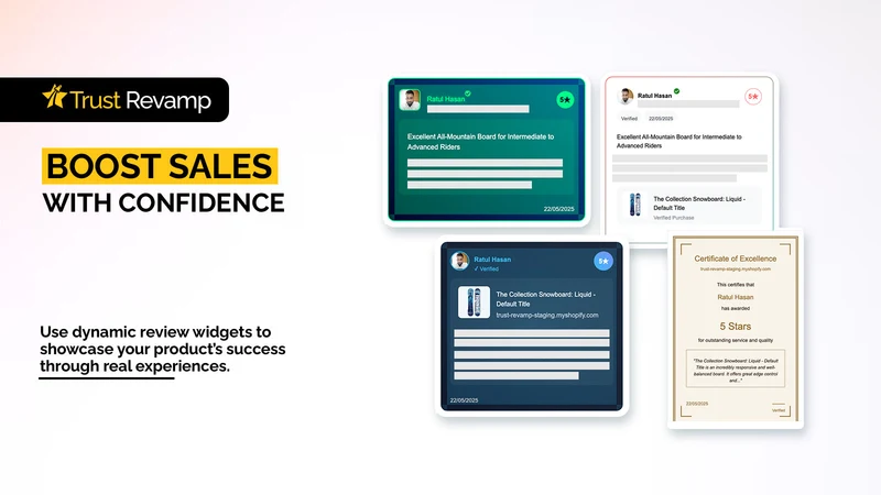 Trust Revamp ‑ Product Reviews