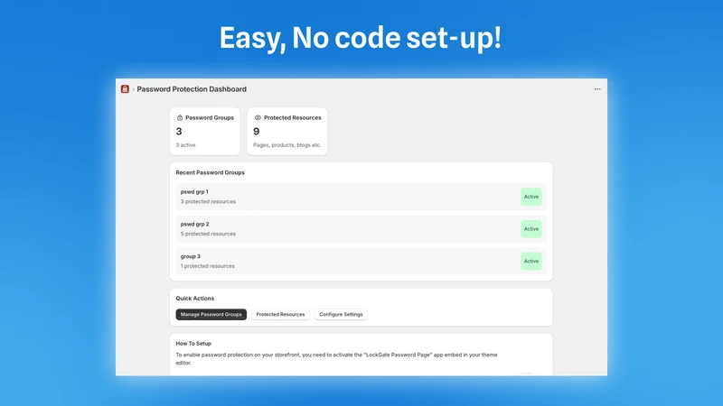∞ Password Page + Lock Pages