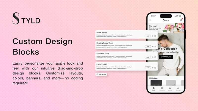 Styld ‑ Mobile App Builder