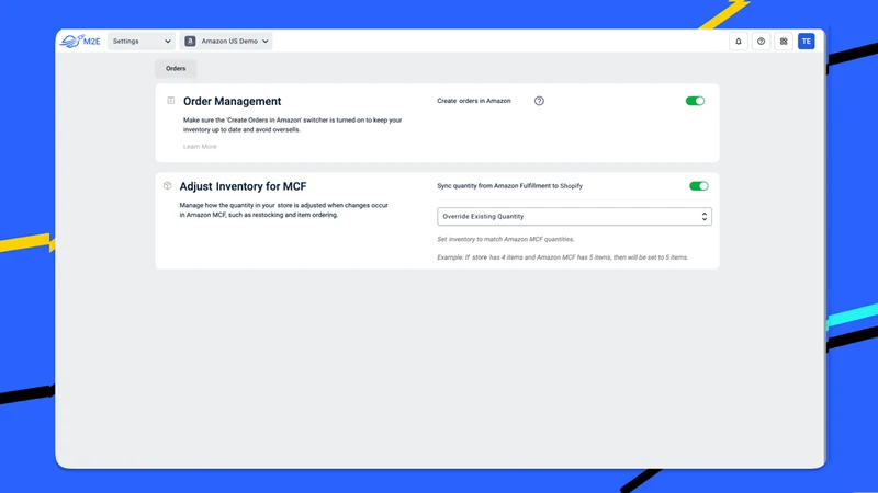Amazon MCF/ Walmart MCS by M2E