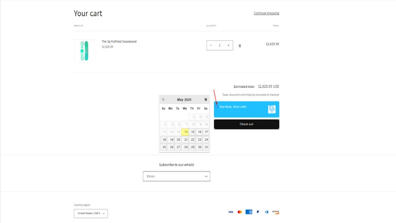 BLU ‑ Buy Now, Ship Later