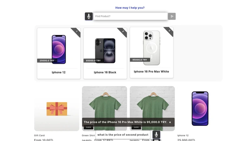 DTEC Voice Shopping Assistant