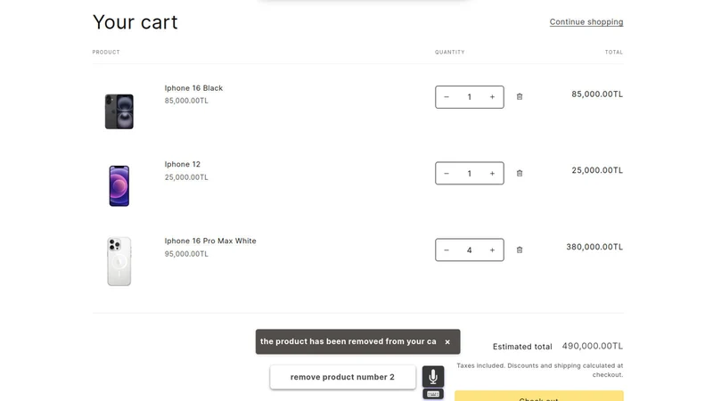 DTEC Voice Shopping Assistant