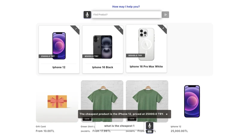 DTEC Voice Shopping Assistant