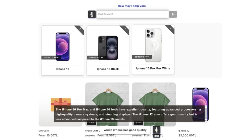DTEC Voice Shopping Assistant