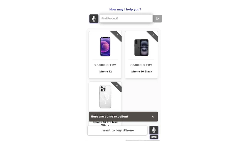 DTEC Voice Shopping Assistant
