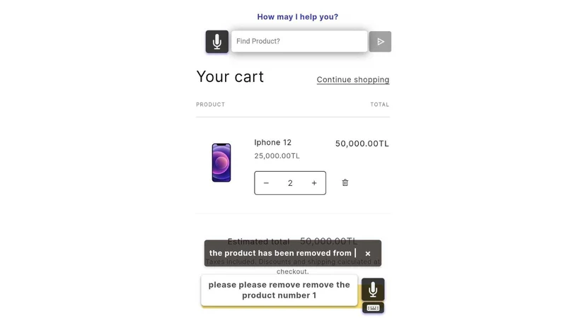 DTEC Voice Shopping Assistant