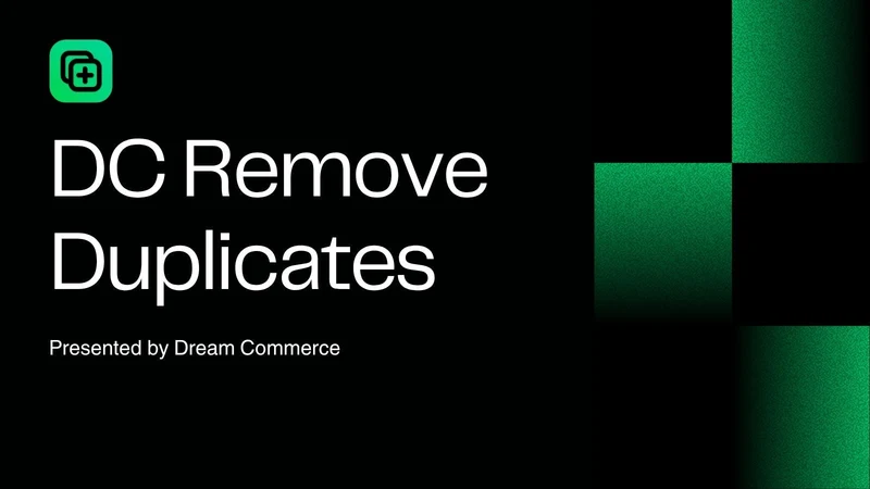 DC Remove Duplicates