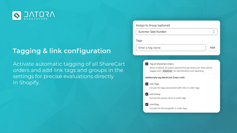 Datora | Share Cart Link