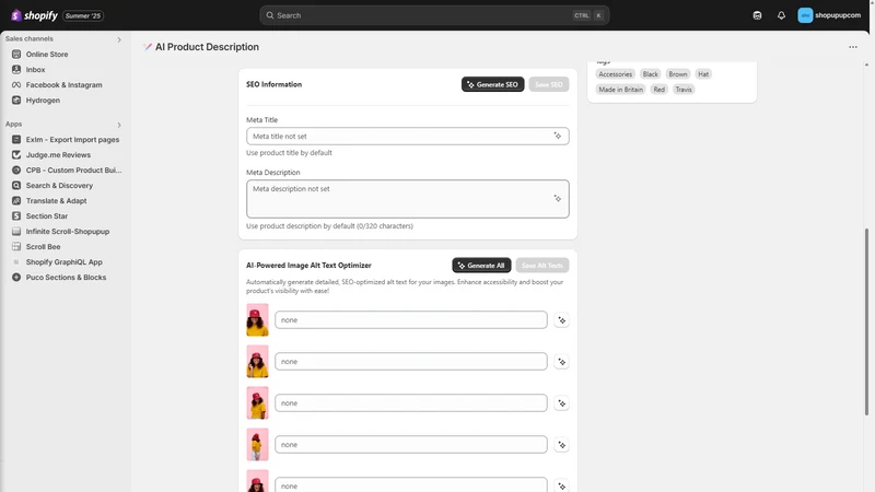 AI SEO Product Description