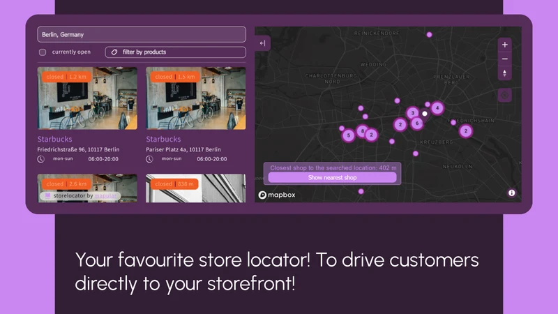 Mapular ‑ Store Locator