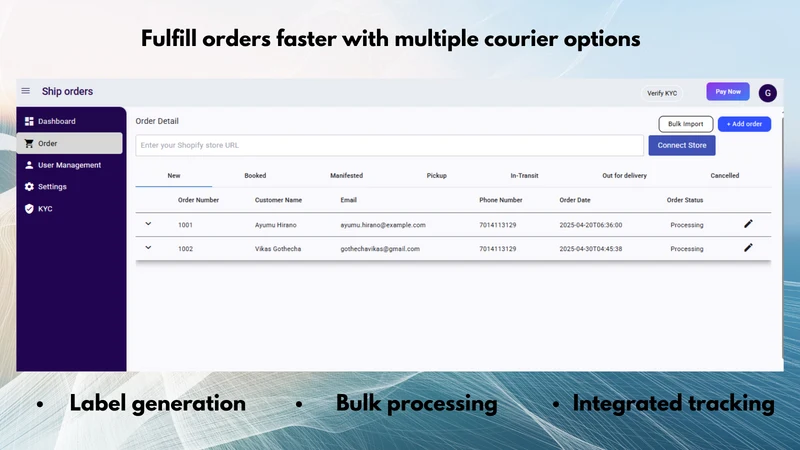 Shiplogix: Smart Shipping